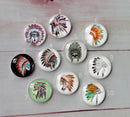 Handmade Round Photo Glass Cabochon A304