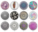 Handmade Round Photo Glass Cabochon 226B