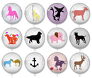 Handmade Round Photo Glass Cabochon 2034B