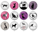 Handmade Round Photo Glass Cabochon 2037B