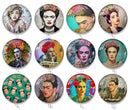 Handmade Round Photo Glass Cabochon 2485B