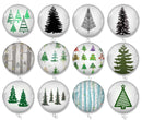Handmade Round Photo Glass Cabochon 2506B