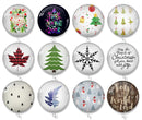 Handmade Round Photo Glass Cabochon 2508B