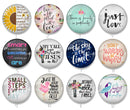 Handmade Round Photo Glass Cabochon 1918