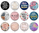 Handmade Round Photo Glass Cabochon 1924