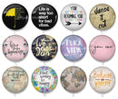 Handmade Round Photo Glass Cabochon 1927