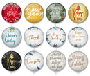 Handmade Round Photo Glass Cabochon 1929