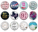 Handmade Round Photo Glass Cabochon 1932