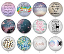 Handmade Round Photo Glass Cabochon 1936