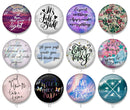Handmade Round Photo Glass Cabochon 1937