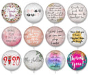 Handmade Round Photo Glass Cabochon 1953