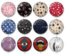 Handmade Round Photo Glass Cabochon 1992