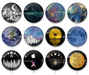 Handmade Round Photo Glass Cabochon 2003