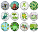 Handmade Round Photo Glass Cabochon 2010