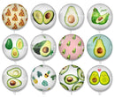 Handmade Round Photo Glass Cabochon 2021