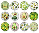 Handmade Round Photo Glass Cabochon 2023