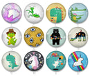 Handmade Round Photo Glass Cabochon 2033