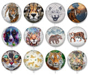 Handmade Round Photo Glass Cabochon 2065