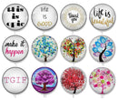 Handmade Round Photo Glass Cabochon 2078