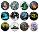Handmade Round Photo Glass Cabochon 2082