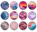 Handmade Round Photo Glass Cabochon 2105