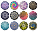 Handmade Round Photo Glass Cabochon 2108