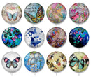Handmade Round Photo Glass Cabochon 2219