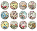 Handmade Round Photo Glass Cabochon 2221