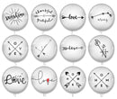 Handmade Round Photo Glass Cabochon 2229