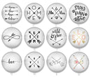 Handmade Round Photo Glass Cabochon 2230