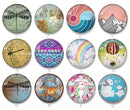 Handmade Round Photo Glass Cabochon 2248