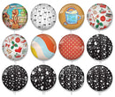 Handmade Round Photo Glass Cabochon 2250