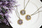 JewelryLand handmade oval embossed retro photo box resin long necklace