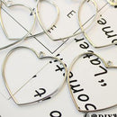 30pcs Heart Charms Gold Charm Love Charm Valentine's Day Charm Heart Pendant Gold Metal Charm Jewelry Findings Jewelry Supplies DIY