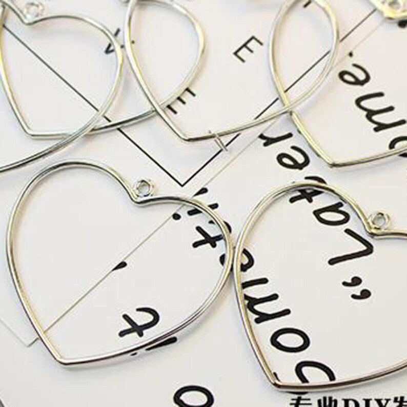 30pcs Heart Charms Gold Charm Love Charm Valentine's Day Charm Heart Pendant Gold Metal Charm Jewelry Findings Jewelry Supplies DIY