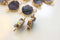 10PCS Round Imitation Druzy, Druzy Connector, Resin Druzy Pendant Charm Drop, Bezel Gem Druzy, Link, 14*21MM, Jewelry Findings
