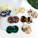 10pcs 35MM Round Circle Acetate Celluloid charm pendant Summer earrings Colorful Acrylic Charm Jewelry Charm Diy Jewelry Craft Supplies
