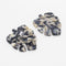 4pc Leaf Charms Tortoise Leaf shape Cellulose Acetate Colorful Charm 36* 44MM Plastic Pendant Resin Acrylic Pendant Diy Jewelry Accessories