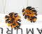 10pcs Leaf Charms Tortoise Leaf shape Cellulose Acetate Colorful Charm Plastic Pendant Resin Acrylic Pendant Diy Jewelry Accessories