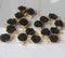 10PCS Round Imitation Druzy, Druzy Connector, Resin Druzy Pendant Charm Drop, Bezel Gem Druzy, Link, 14*21MM, Jewelry Findings