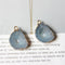 10PCS Large Oval Imitation Druzy, Druzy Charm, Resin Druzy Pendant Charm Drop, Bezel Gem Druzy, Jewelry Findings