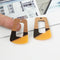 4pcs Epoxy Resin Pendants, Semi Translucent White Resin Findings, Wood and Resin Pendant, Color Blocked, Large Trapezoid Charm