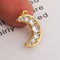 6pcs Nickel Free Real 18K Gold Plated Star Charm,Gold Initial Charm,Vermeil moon Pendant,Tiny Gold Star,cz pave star Charm