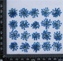 12pcs/pack Queen Annes Lace Dried Pressed Flowers, Handmade Crafting Genuine Botanical Jewelry