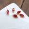 10pcs Gray Crystal Glass Connector Pendant Charm, 5 colors Faceted Lucite beads, oval Channel Charm,Bezel Gemstone, wholesale prices