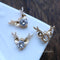10pcs antlers zircon Charm pendant Zircon Charm CZ Pave Pendant Charm, DIY necklace pendant Jewelry Making,wholesale prices