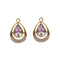 10pcs Gradient Two color Teardrop CZ Pave Charm, Teardrop zircon Charm Pendant, Pave Charm, 15x22mm Teardrop Jewelry Making Supplies
