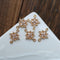 10pcs CZ Pave Octagonal flower Pendant Charm, flower zircon Charm Pendant, crystal flower CZ zircon Pendant , Diy Jewelry Making Supplies