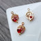 10pcs Heart CZ Pave Connecto Pendant , Heart zircon Charm Pendant, 10x16mm crystal CZ zircon Pendant , Diy Jewelry Making Supplies