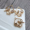 10pcs birds CZ Pave Charm, clover zircon Charm Pendant, moon crystal Pave Charm, Flowers Jewelry Making Supplies, wholesale prices